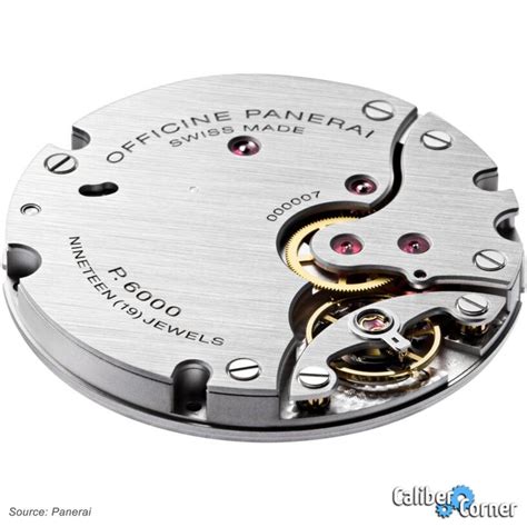 panerai p.6000 movement|Panerai chronographs.